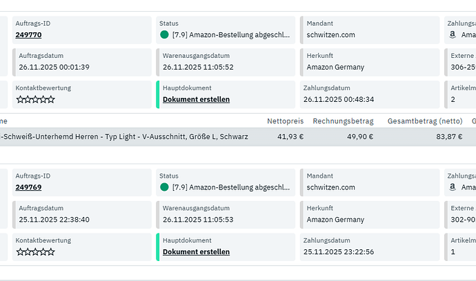 Übersicht Amazon RE