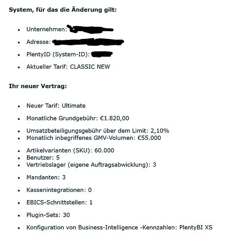 Plenty Angebot
